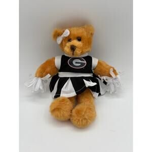 University of Georgia Cheerleader Bear 8” plush stuffed animal